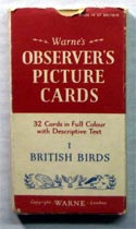 The Observers Book of British Birds <br>32 PICTURE CARDS plus Box